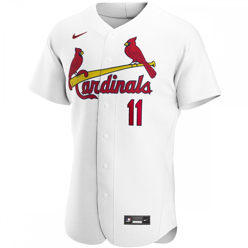 Paul DeJong St. Louis Cardinals Home Authentic Player Jersey - White-Pro Kit Vault | Brand New 26/27 Sports Jerseys